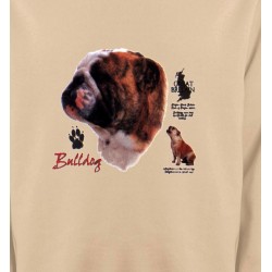 Sweatshirts Races de chiens Bulldog Anglais (B)
