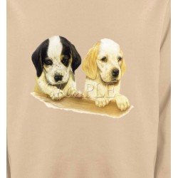 Sweatshirts Races de chiens Deux chiots