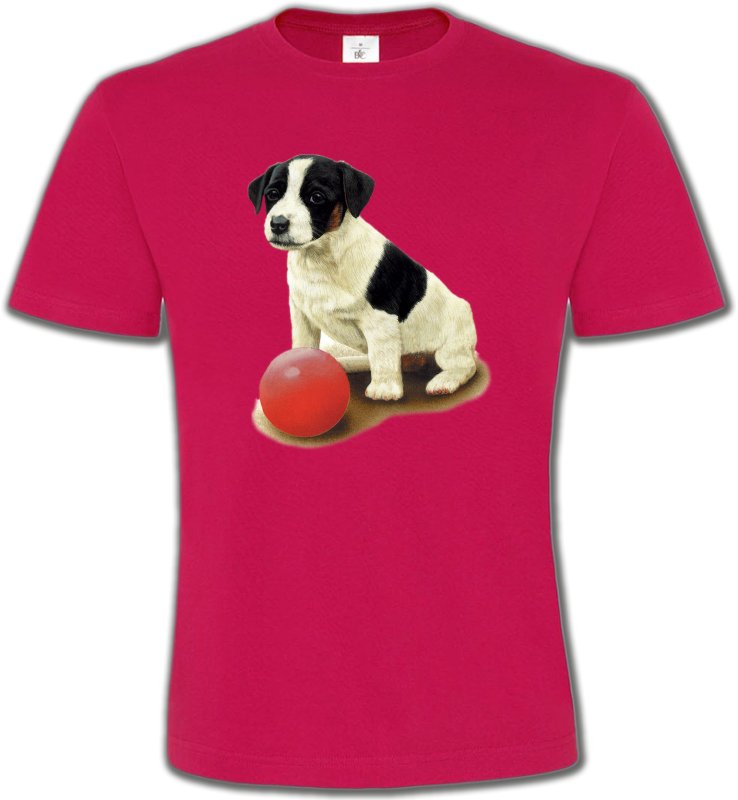 T-Shirts Col Rond Unisexe Chiots Chiot