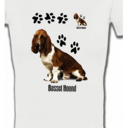 T-Shirts Races de chiens Basset Hound (B)