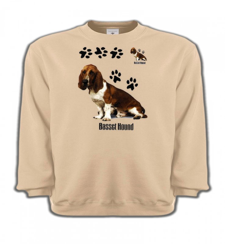 Sweatshirts Enfants Basset hound Basset Hound (B)