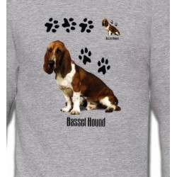 Sweatshirts Races de chiens Basset Hound (B)
