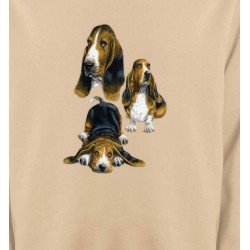 Sweatshirts Races de chiens Basset Hound (A)