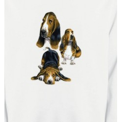 Sweatshirts Races de chiens Basset Hound (A)