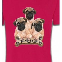 T-Shirts Carlin Pug Carlin Pug (B)
