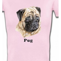 T-Shirts Races de chiens Carlin Pug (C)