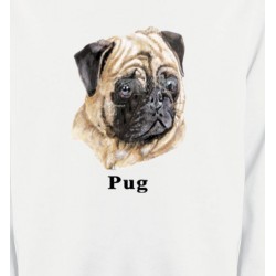 Sweatshirts Races de chiens Carlin Pug (C)