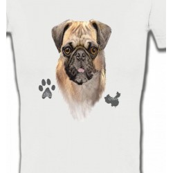 T-Shirts Races de chiens Carlin Pug (E)