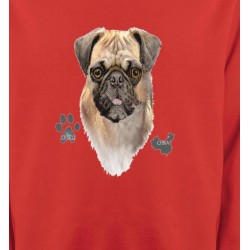 Sweatshirts Races de chiens Carlin Pug (E)