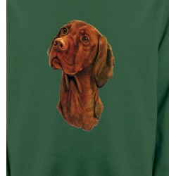 Sweatshirts Races de chiens Braque de Weimar brun