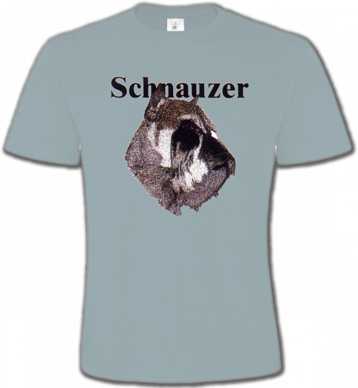 T-Shirts Col Rond Unisexe Schnauzer Schnauzer (I)