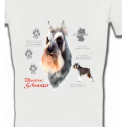 T-Shirts Races de chiens Schnauzer (J)