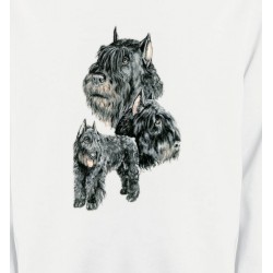 Sweatshirts Races de chiens Schnauzer gris
