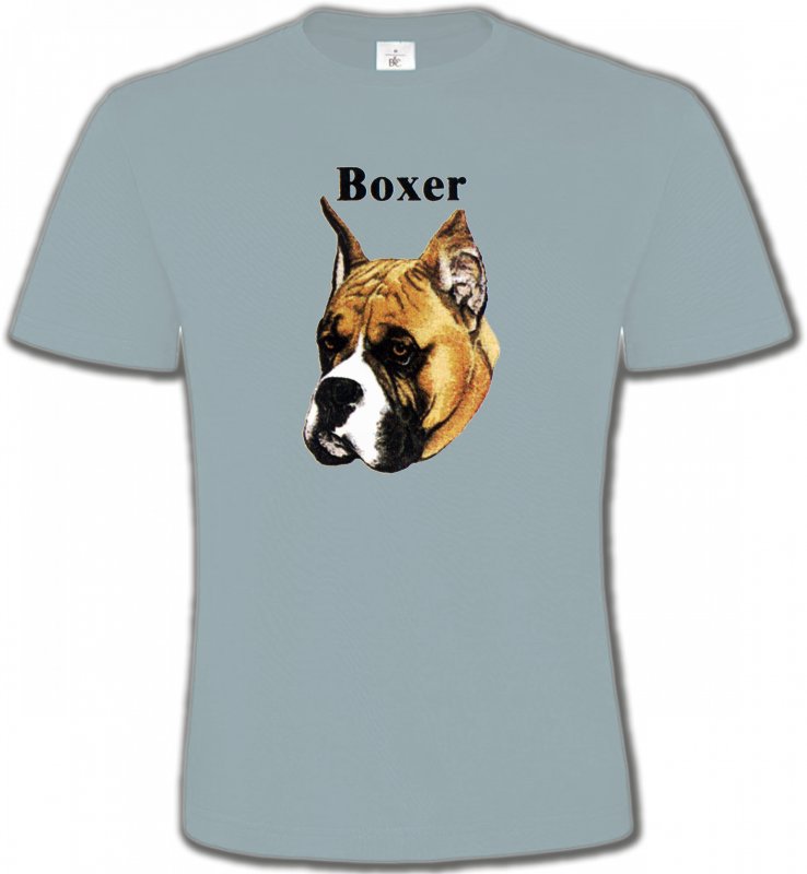 T-Shirts Col Rond Unisexe Boxer Boxer (E)