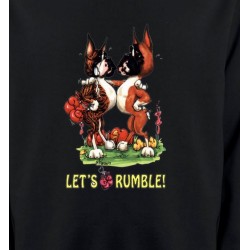 Sweatshirts Races de chiens Boxer humour (F)