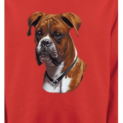 Sweatshirts Races de chiens Boxer avec larmes aux yeux (I)