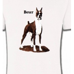T-Shirts Boxer Boxer brun et blanc (M)