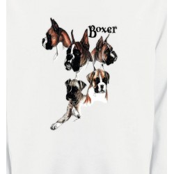 Sweatshirts Races de chiens Cinq Boxers (O)
