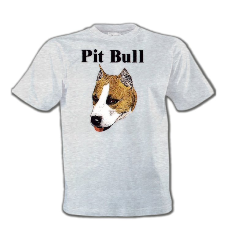 T-Shirts Col Rond Enfants Bull Terrier Pit Bull (G)