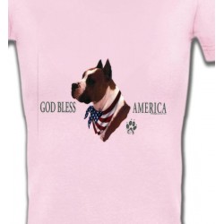 T-Shirts Races de chiens Bull Terrier America
