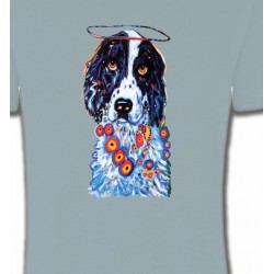 T-Shirts Races de chiens Cocker dessin (S)