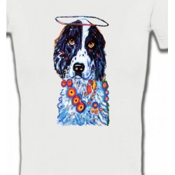 T-Shirts Races de chiens Cocker dessin (S)