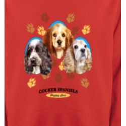 Sweatshirts Races de chiens Cocker Spaniels (A)