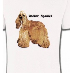 T-Shirts Cocker Cocker Spaniel beige (D)