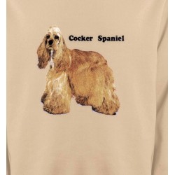 Sweatshirts Races de chiens Cocker Spaniel beige (D)