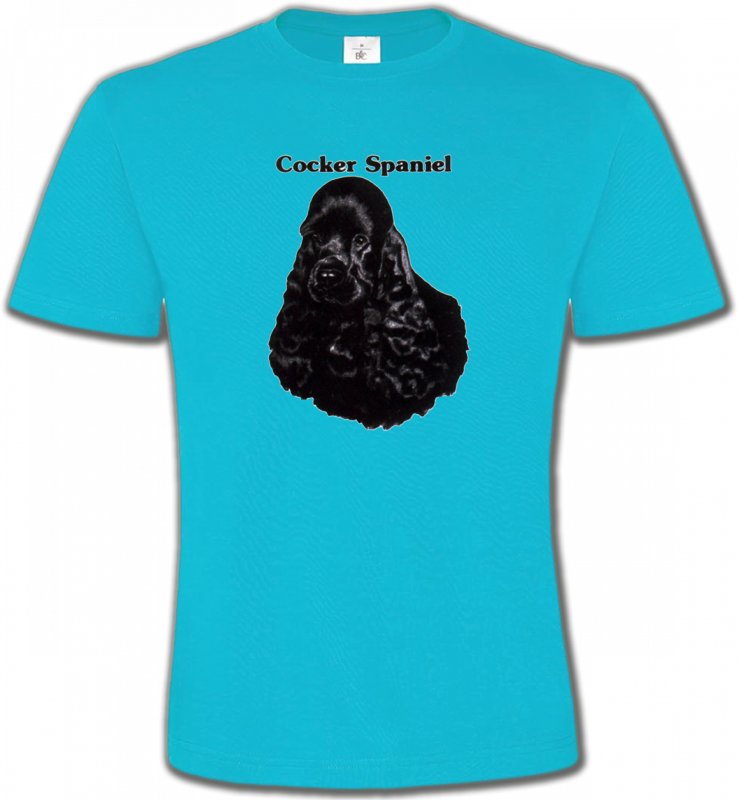 T-Shirts Col Rond Unisexe Cocker Cocker Spaniel (G)