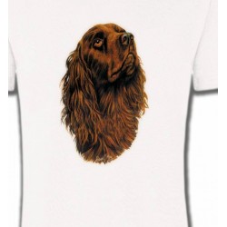 T-Shirts Races de chiens Cocker brun (C)