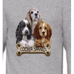 Sweatshirts Sweatshirts Enfants Cocker Spaniel chiots