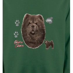Sweatshirts Races de chiens Chow Chow (A)
