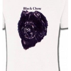 T-Shirts Chow Chow Chow Chow Noir (C)