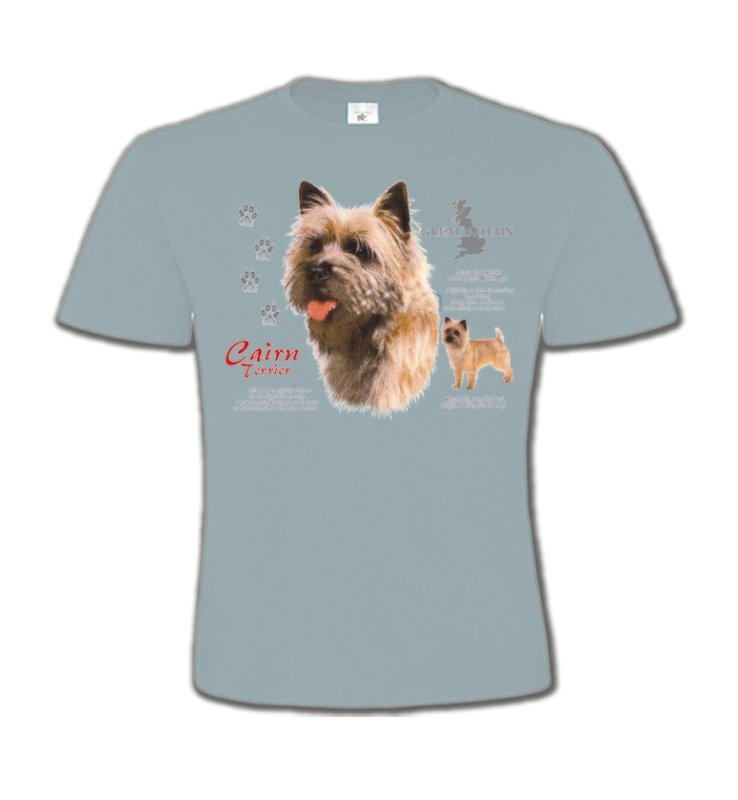 T-Shirts Col Rond Enfants Cairn Terrier Cairn Terrier (F)