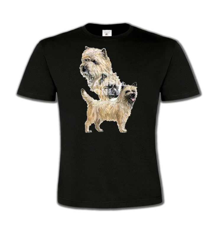 T-Shirts Col Rond Enfants Cairn Terrier Cairn Terrier (A)