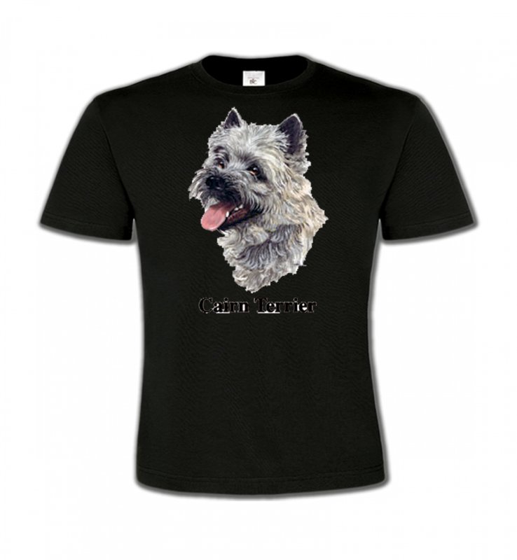 T-Shirts Col Rond Enfants Cairn Terrier Cairn Terrier (D)