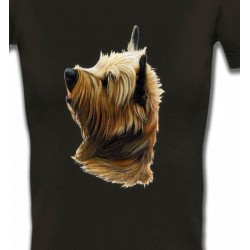 T-Shirts T-Shirts Col V Femmes Cairn Terrier (B)