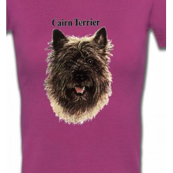 T-Shirts T-Shirts Col V Femmes Cairn Terrier (C)