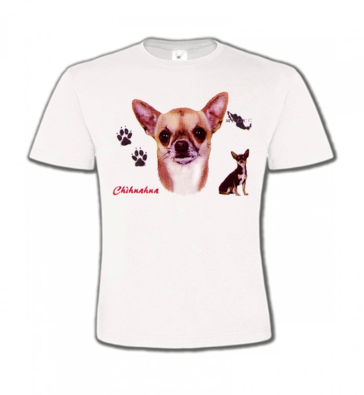 T-Shirts Col Rond Enfants Chihuahua Chihuahua (B)