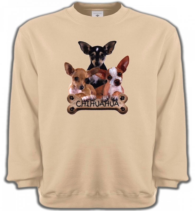 Sweatshirts Unisexe Chihuahua Chihuahua bébés (A)