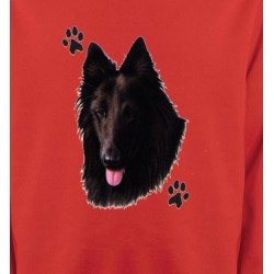 Sweatshirts Races de chiens Groenendael noir (E)