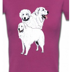 T-Shirts Races de chiens Kuvasz blanc (B)