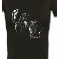 T-Shirts Races de chiens Teckel (D)