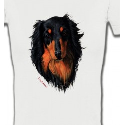 T-Shirts Races de chiens Teckel noir (C)