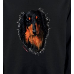 Sweatshirts Races de chiens Teckel noir (C)