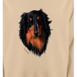 Sweatshirts Races de chiens Teckel noir (C)