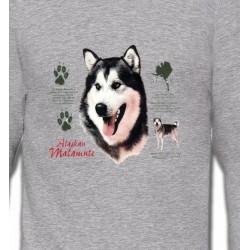 Sweatshirts Races de chiens Alaskan malamute