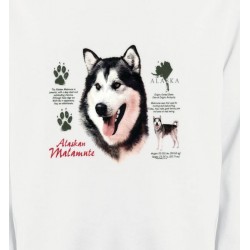 Sweatshirts Races de chiens Alaskan malamute