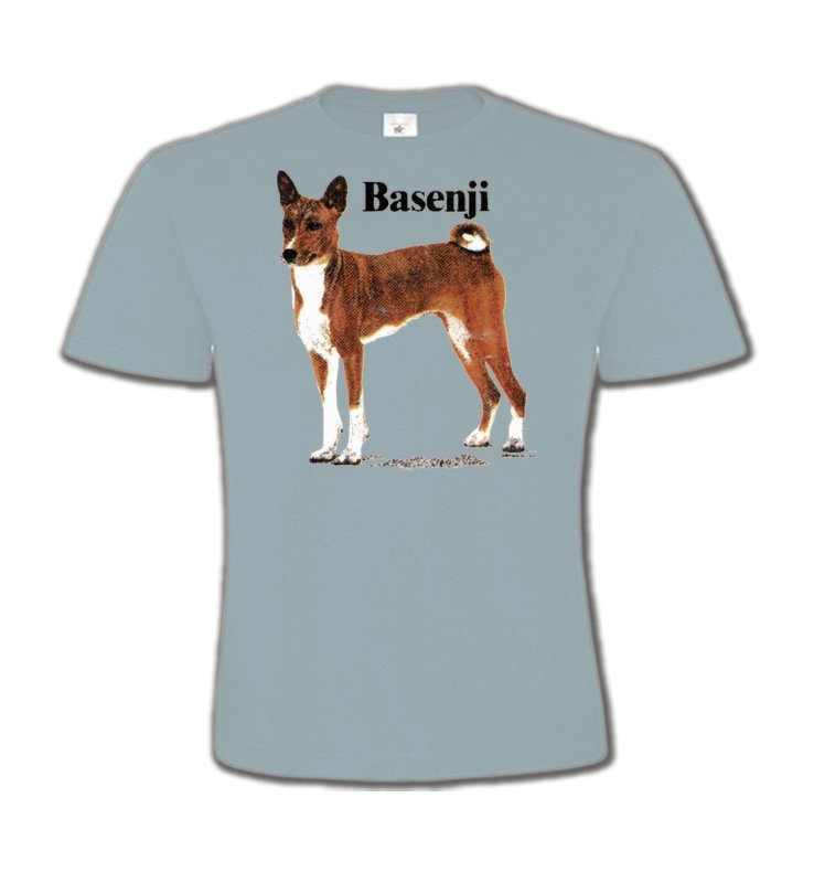 T-Shirts Col Rond Enfants Basenji Basenji (B)